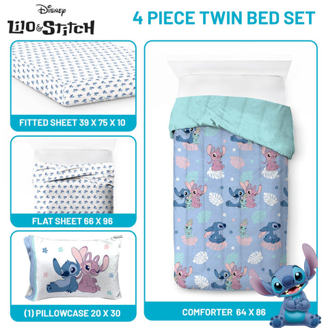 Jay Franco Lilo & Stitch flat sheet adds playful style and breathable comfort