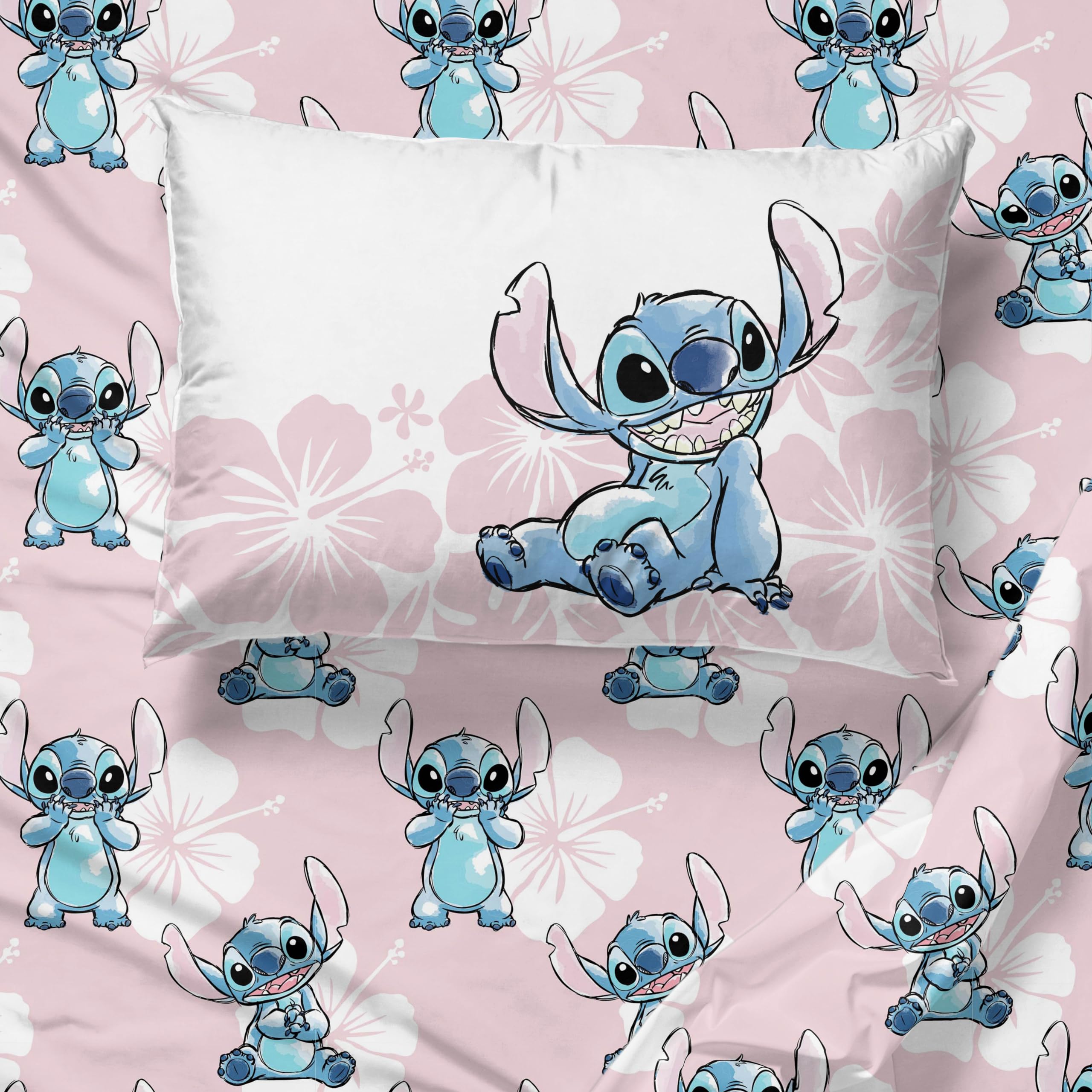 Jay Franco Disney Lilo & Stitch sham complements the set for a coordinated look