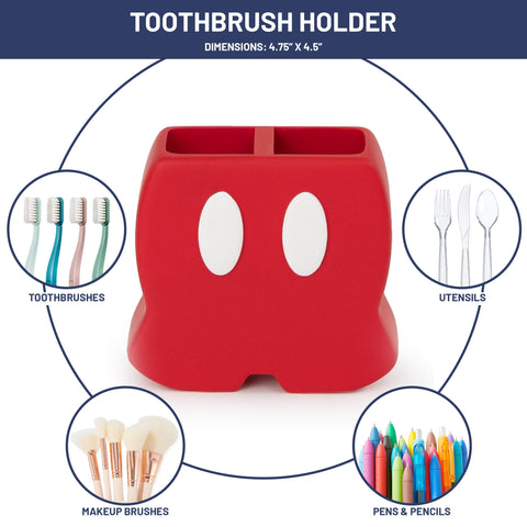 Jay Franco Mickey tumbler ideal for rinsing and desk storage.
