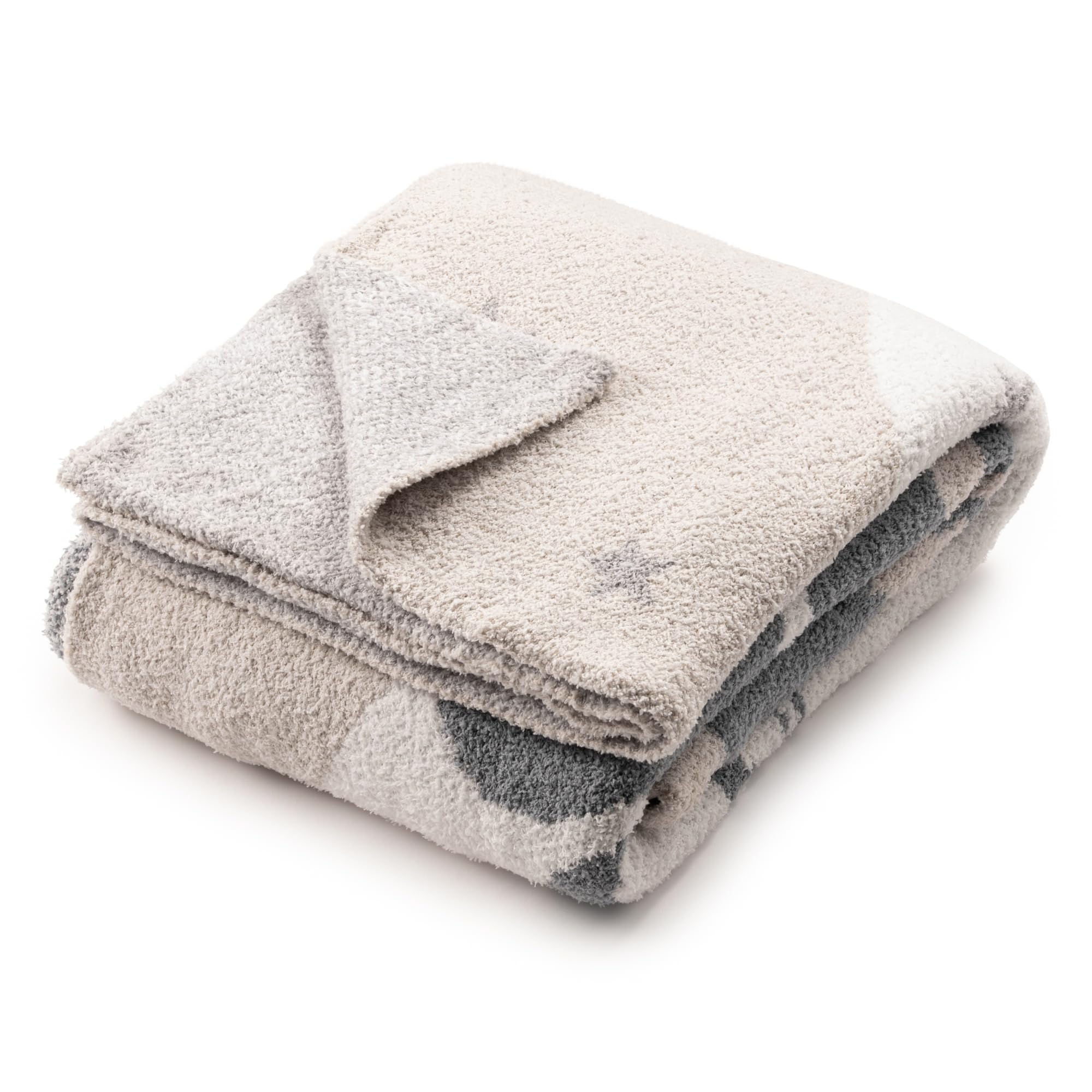 Jay Franco Mickey and Minnie closeup shows soft feather knit texture for movie nights.