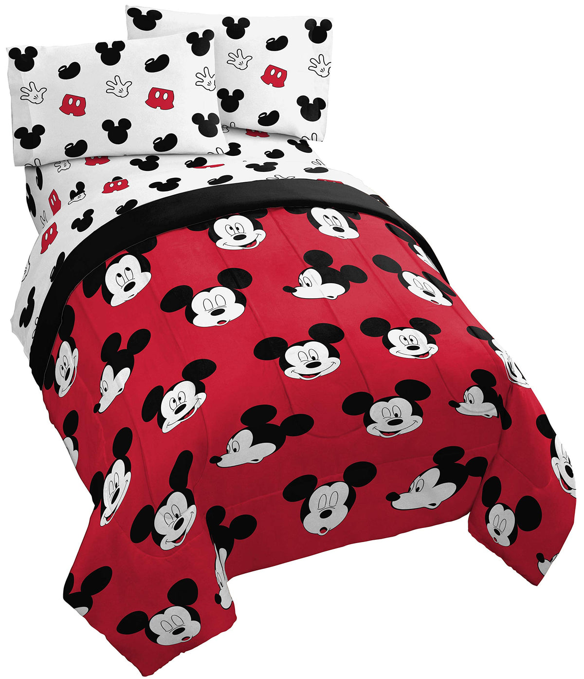 Jay Franco Disney Mickey Mouse comforter brightens a kid's room with cozy warmth