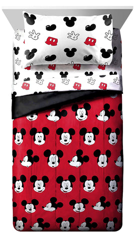 Jay Franco Mickey Mouse sheet set shows vibrant colors for bedtime routines