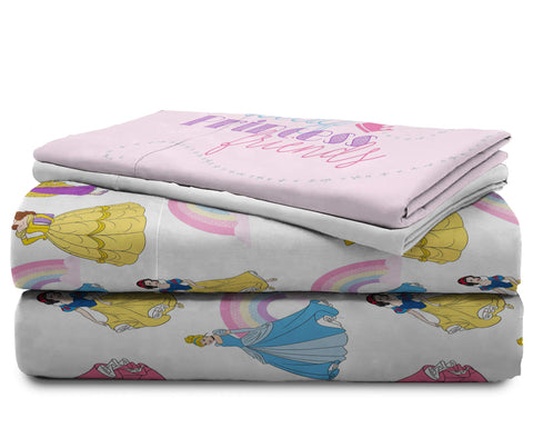 Jay Franco Disney Princess Rainbow seven-piece set simplifies room styling and storage.