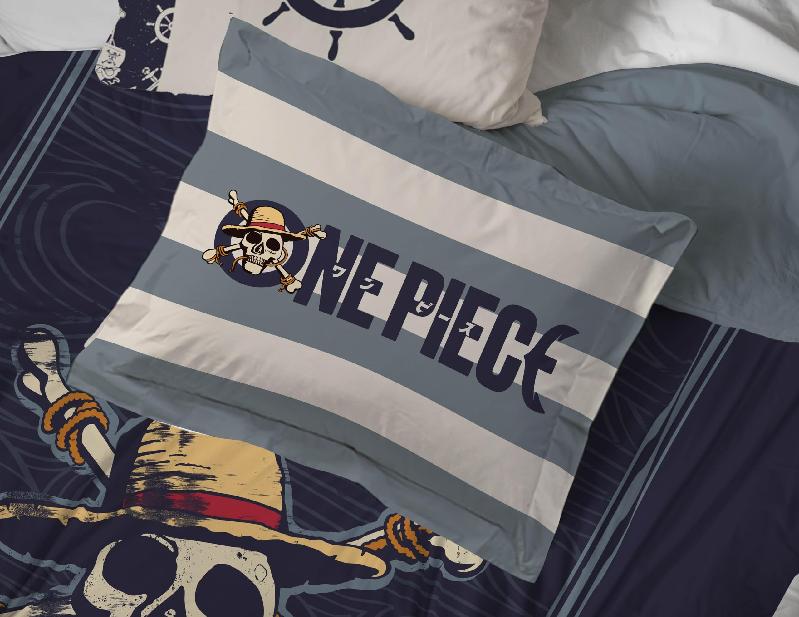 Jay Franco flat sheet spread across a bed, 81x96 inches
