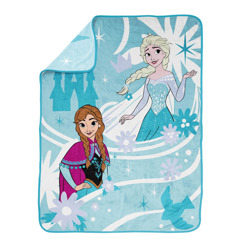 Jay Franco Frozen blanket travel ready design travels well for portability and warmth.