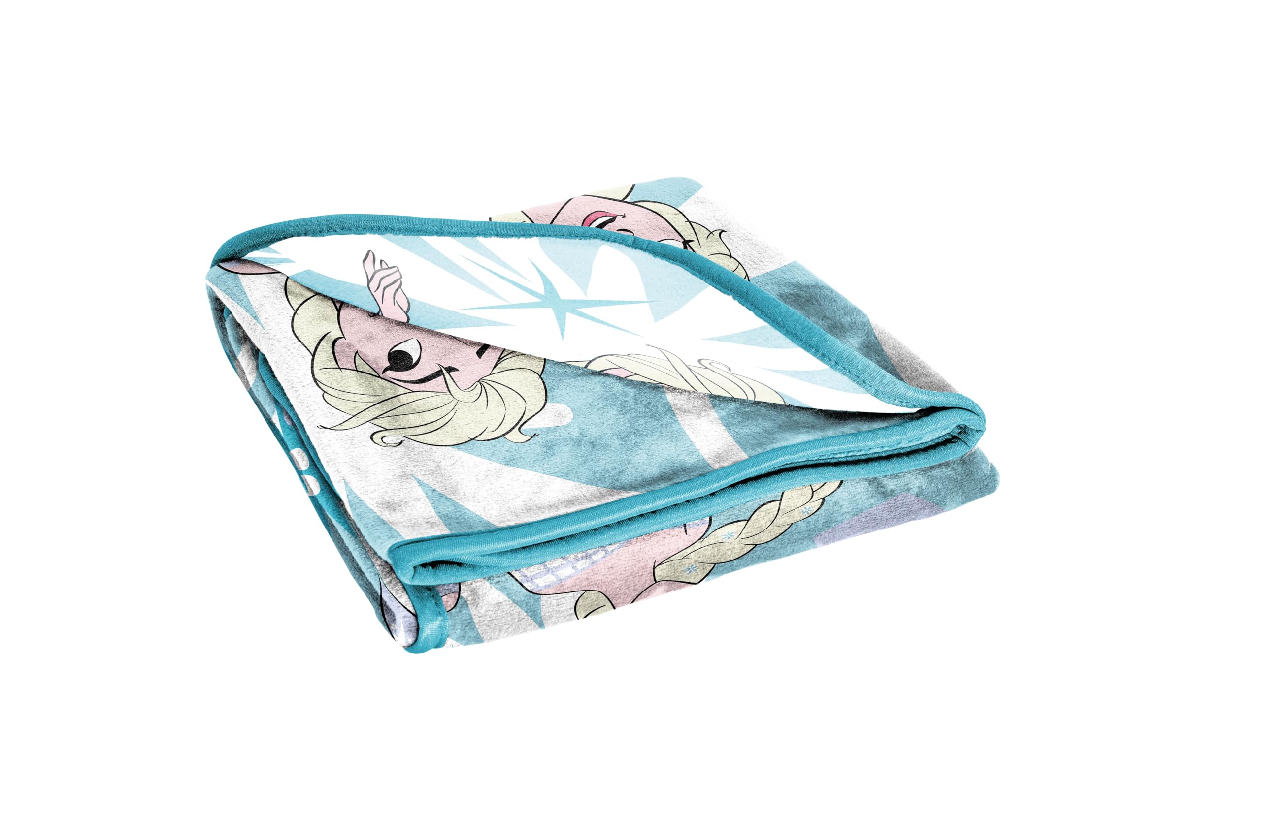 Jay Franco Frozen blanket is machine washable, keeps color vibrant after washing.