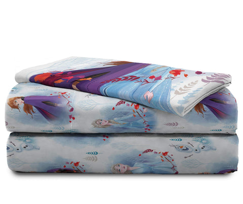 Jay Franco Frozen Forest color-rich bedding ideal for year-round use