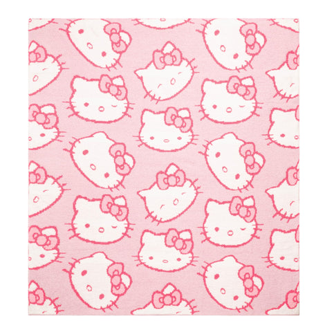 Jay Franco Hello Kitty face design close-up, playful room accent