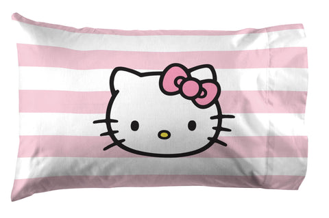 Jay Franco Hello Kitty pillowcases pair adds playful sleepover charm.