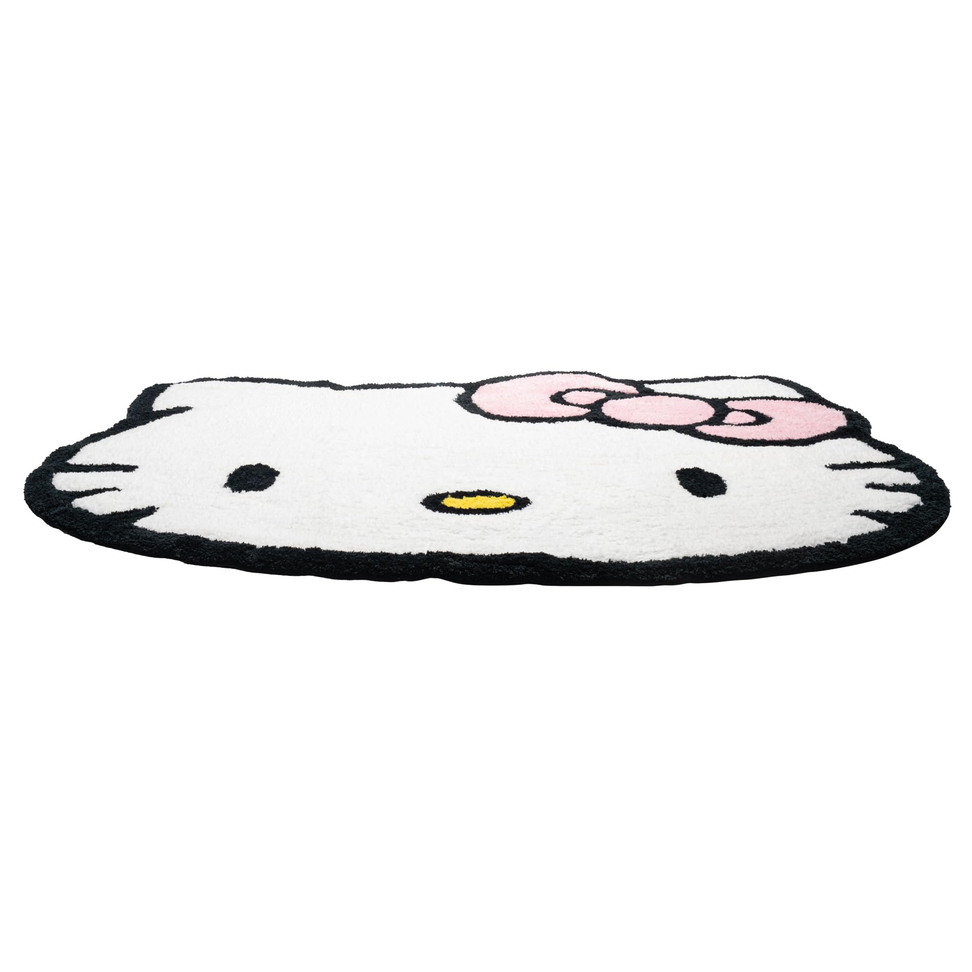 Jay Franco Hello Kitty rug with latex backing stays in place on any floor.