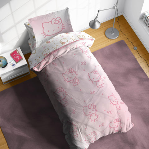 Jay Franco Hello Kitty sham in pink completes a cohesive look.