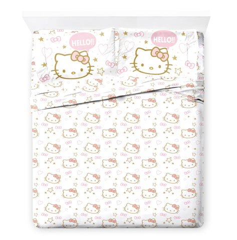 Jay Franco Hello Kitty shams coordinate with the bed set design