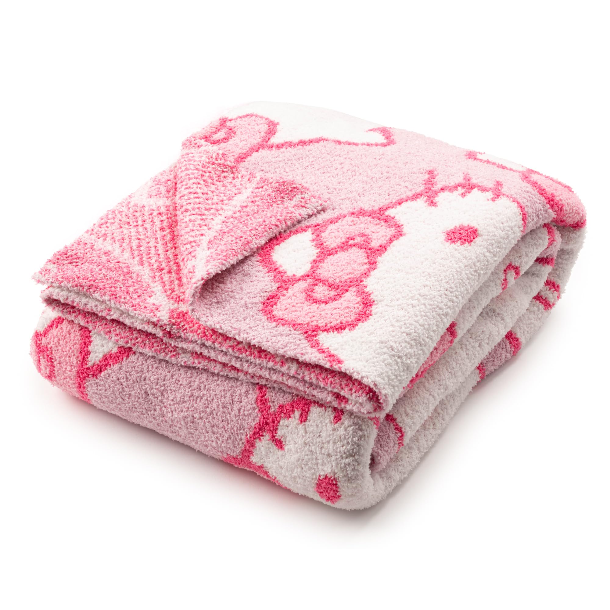 Jay Franco Hello Kitty soft fabric close-up, plush comfort