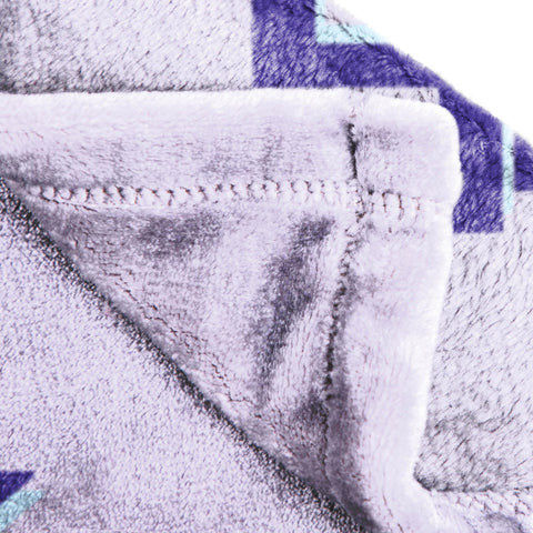 Jay Franco Huntrix lavender background blanket for relaxing evenings and lounge warmth.