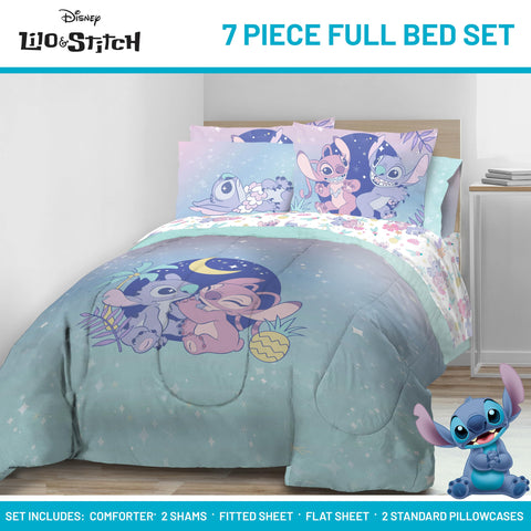 Jay Franco Lilo & Stitch fitted sheet adds bright color and comfort