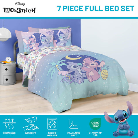 Jay Franco Lilo & Stitch pillowcases featuring iconic characters for bedtime fun