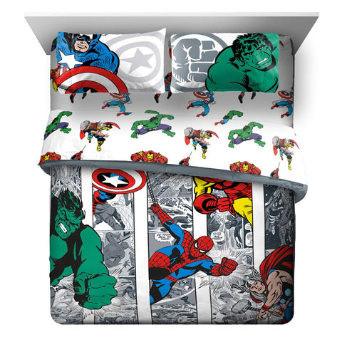 Jay Franco Marvel Avengers queen comforter for a fan-friendly kids' room