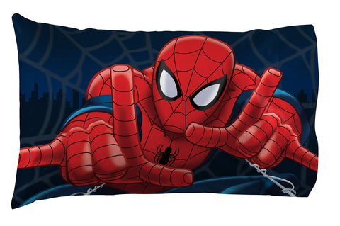 Jay Franco Spiderman flat sheet 81x96 adds playful hero scene for full-size beds.