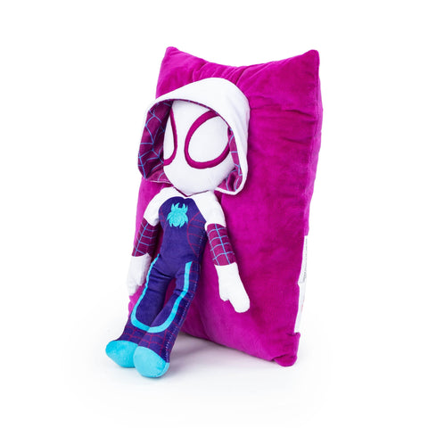 Gwen Ghost Spider 3D front design pillow enhances bedtime imagination