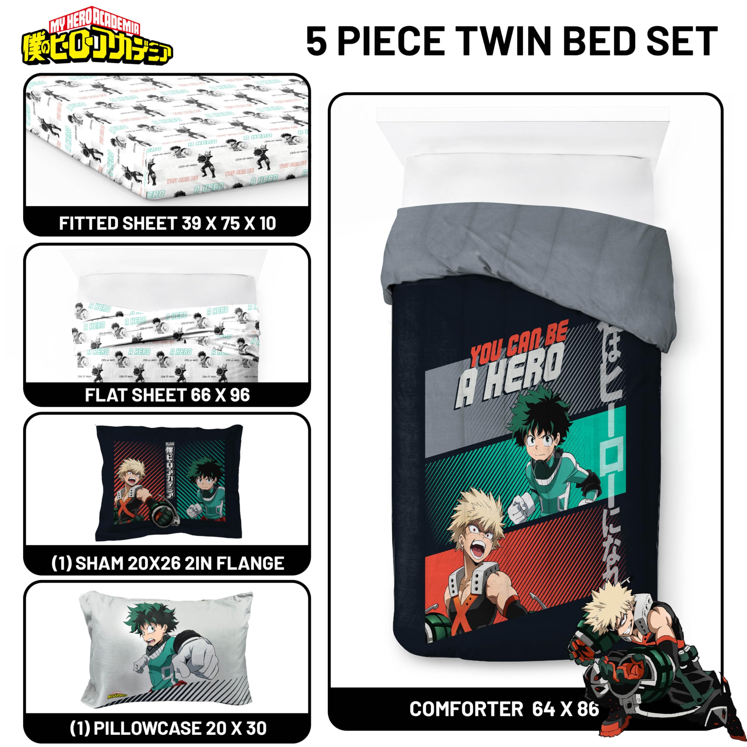 Jay Franco MHA flat sheet featuring vibrant design for kid-friendly room decor