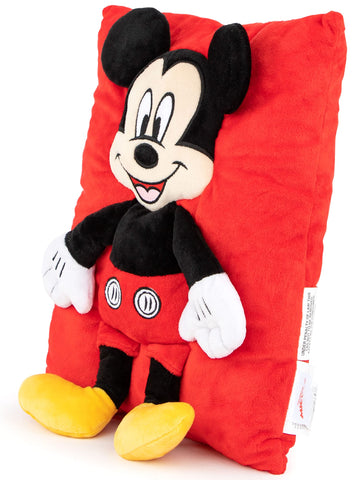 Jay Franco Mickey Mouse 3D snuggle pillow fabric texture emphasizes everyday softness.