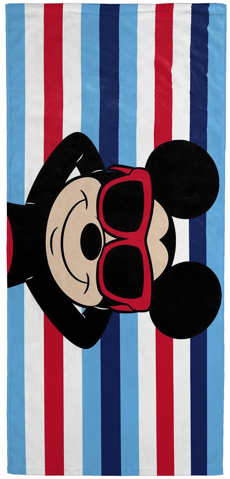 Jay Franco Mickey Mouse towel front design for bath or pool.