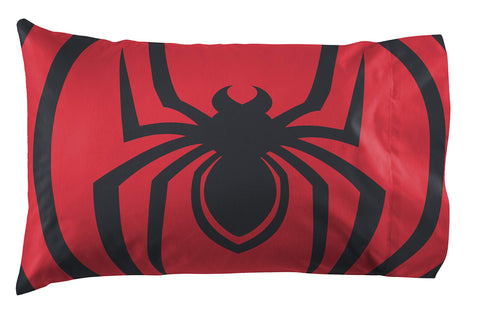 Jay Franco Miles Morales sheets close-up showing soft microfiber fabric
