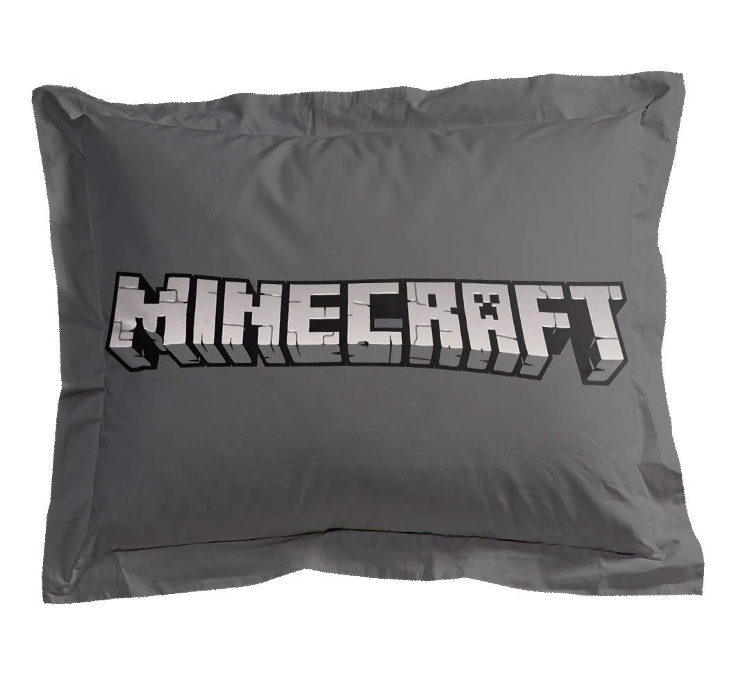Jay Franco Minecraft Daytime pillow cases provide soft texture for bedtime routines