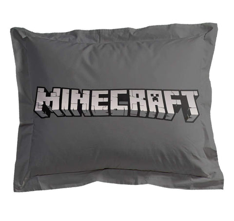 Jay Franco Minecraft Daytime pillow cases provide soft texture for bedtime routines