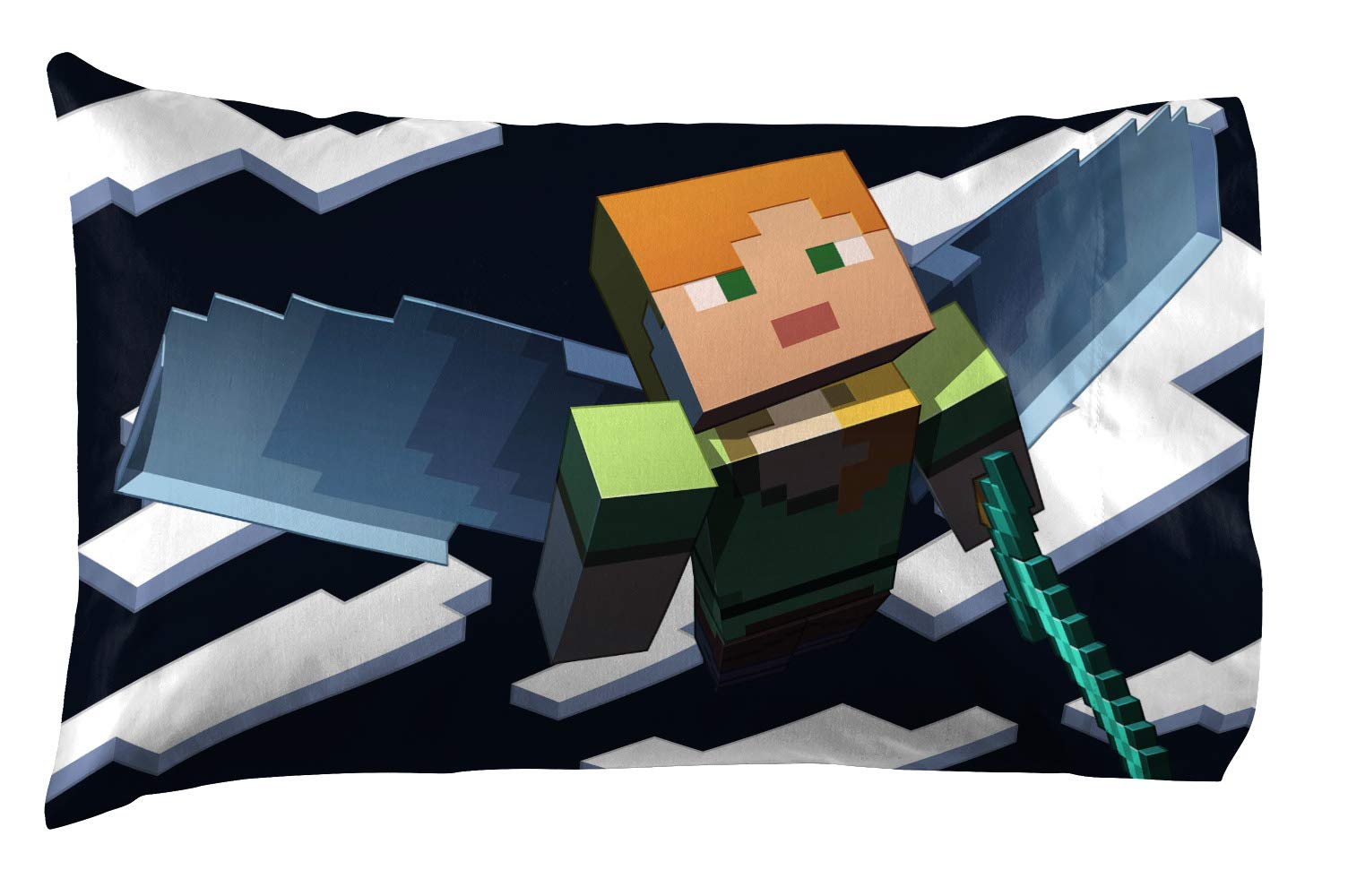 Jay Franco Minecraft Daytime pillow cases add playful, durable accents to sleeping setup
