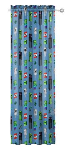 Jay Franco Minecraft drapes 84-inch width provides full coverage and privacy