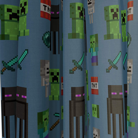 Jay Franco Minecraft drapes character design featuring Creeper Alex Steve to spark imagination