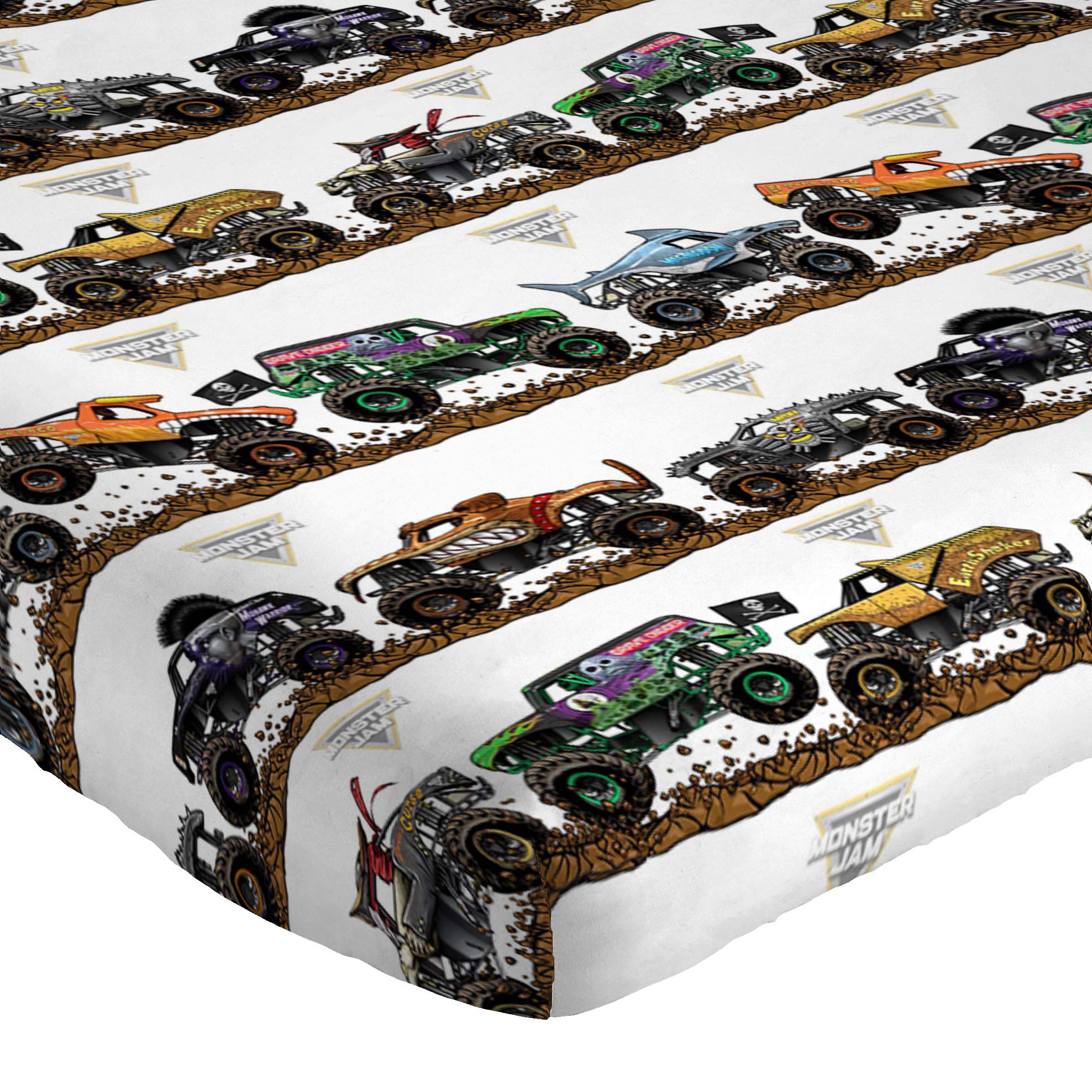 Jay Franco Monster Jam brushed microfiber fabric feels soft and breathable
