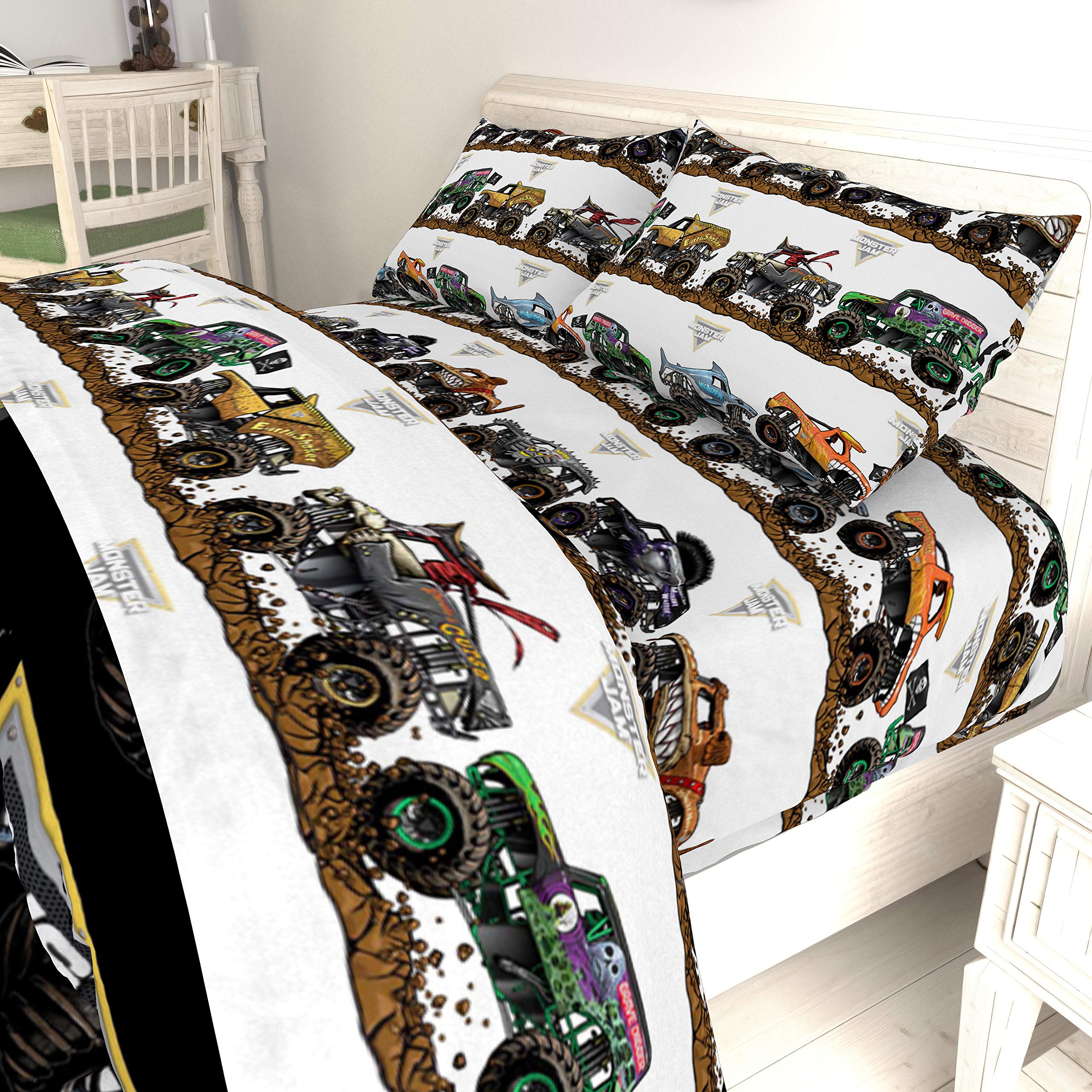 Jay Franco Monster Jam gift-ready packaging perfect for birthdays