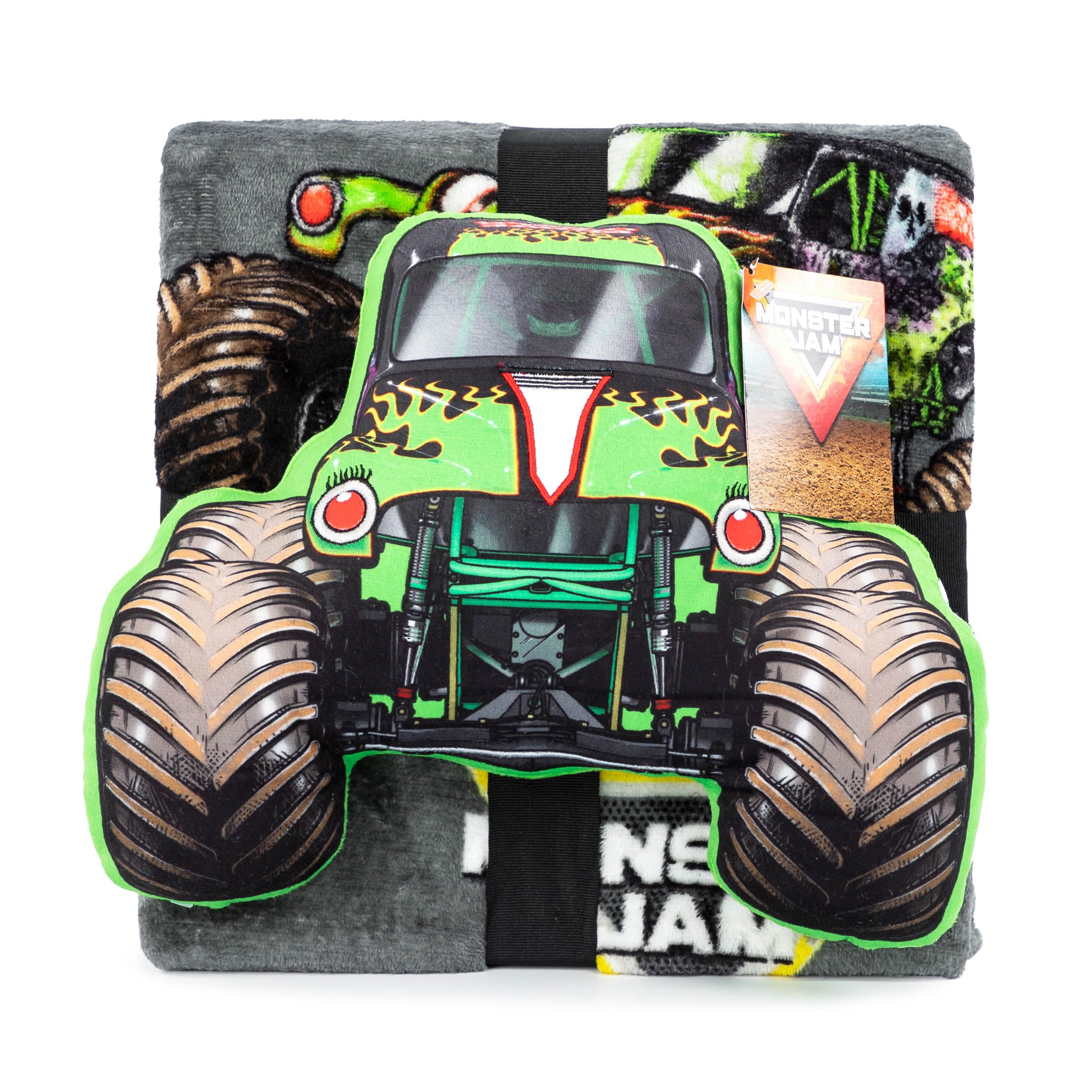 Jay Franco Monster Jam Nogginz set, gift for young truck fans.