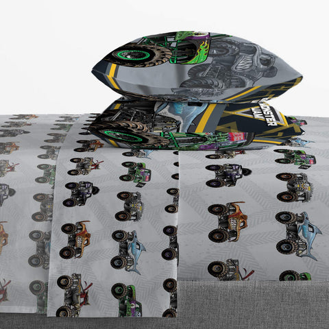 Jay Franco Monster Jam MJ Life reversible comforter offering two looks for variety.