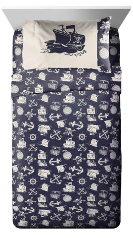 Jay Franco One Piece twin room decor image showcases the complete kids bedding set