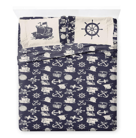 Two Jay Franco pillow shams 20x26 styled with vibrant print