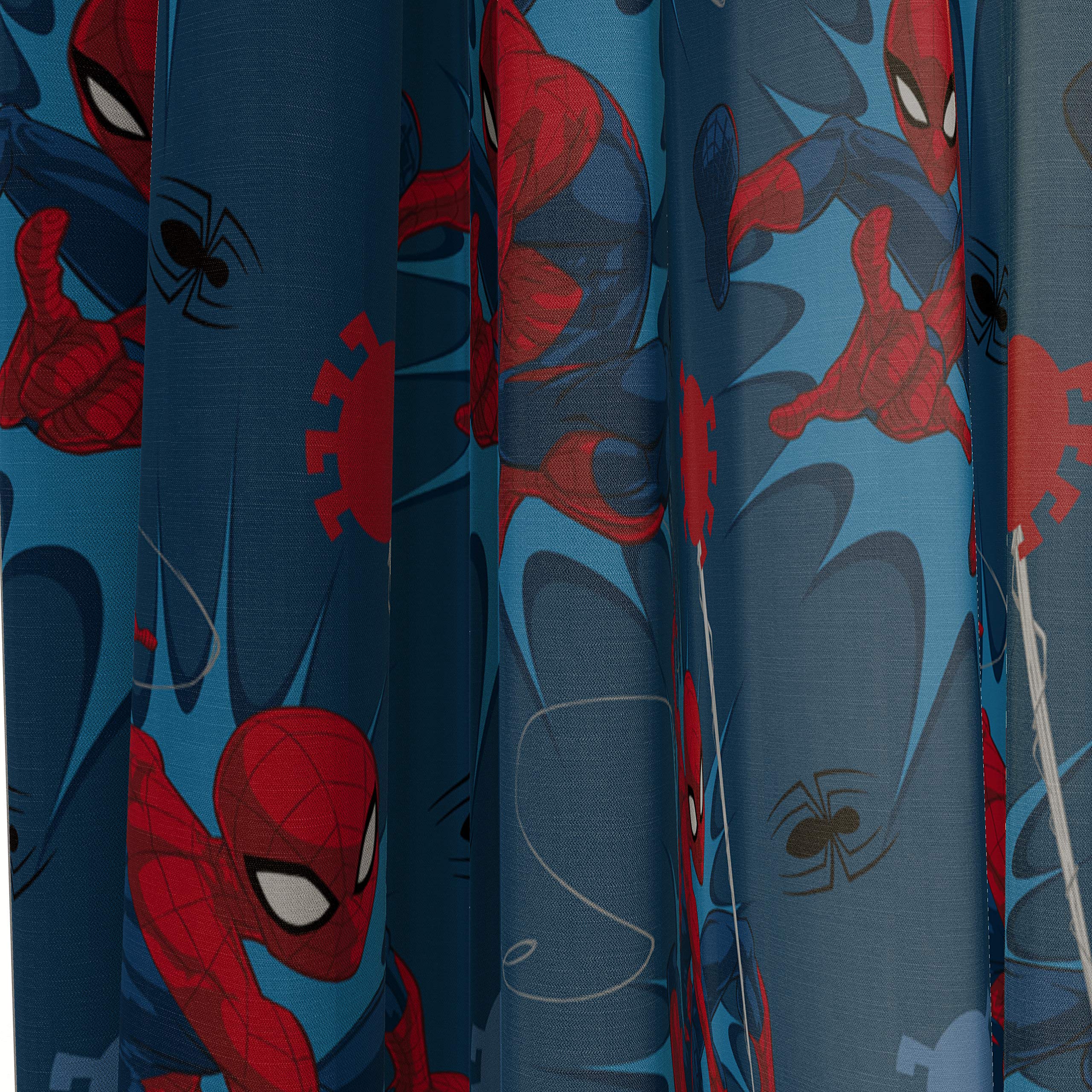Jay Franco curtains pair with matching bedding for a coordinated room theme.
