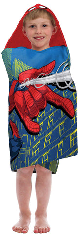 Jay Franco Spiderman kids towel 22x51 soft cotton for drying after swimming.