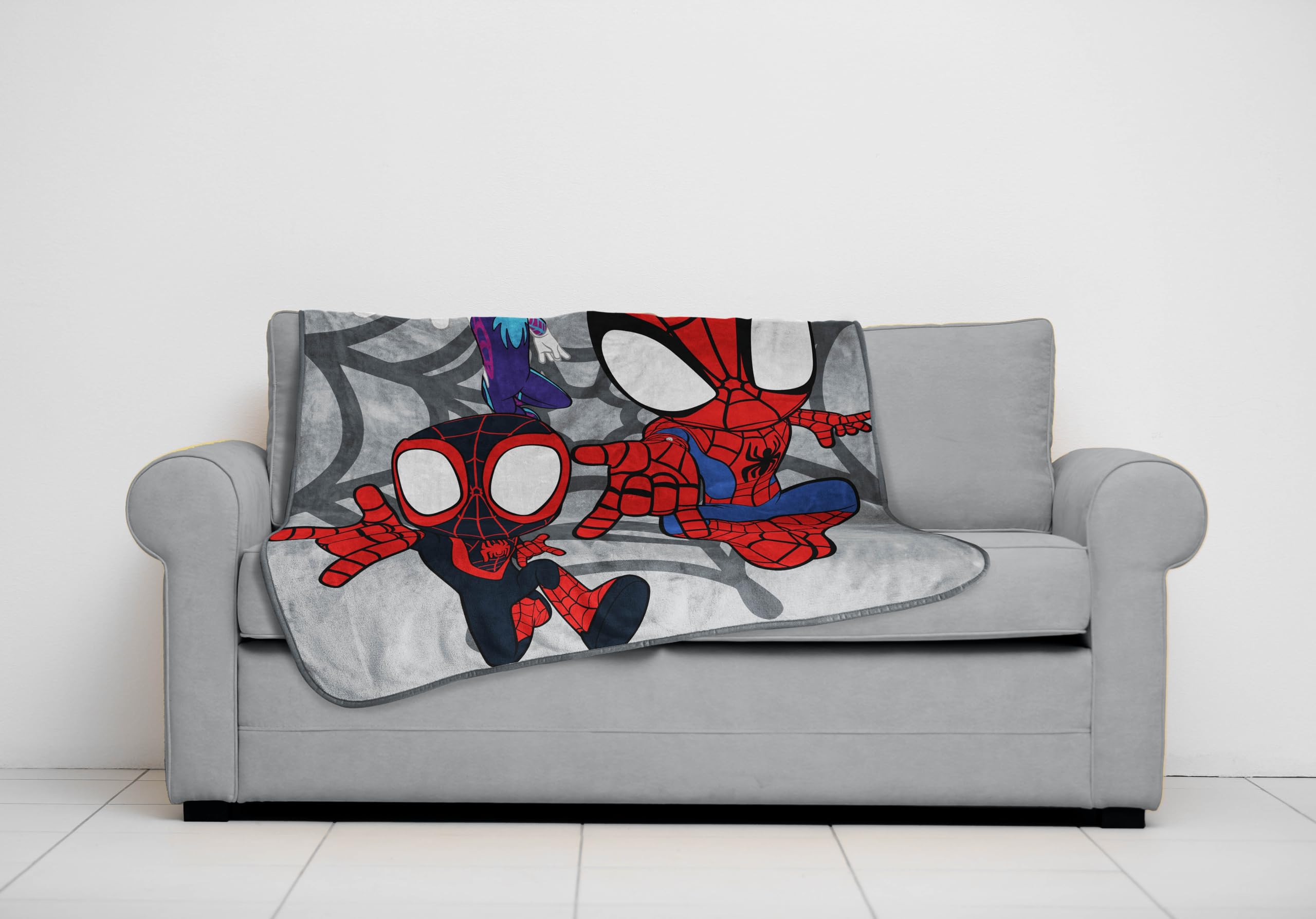 Jay Franco Spidey & His Amazing Friends collection coordinates with other bedding.
