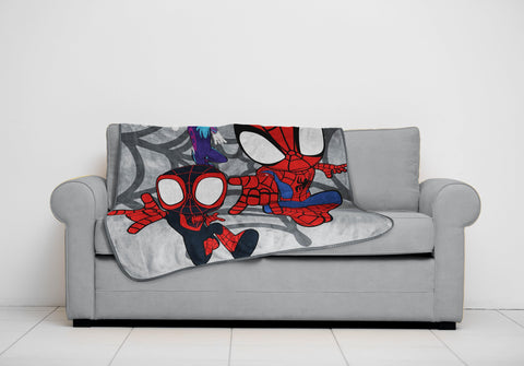 Jay Franco Spidey & His Amazing Friends collection coordinates with other bedding.