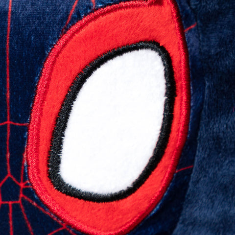 Jay Franco Miles Morales 3D snuggle pillow adds color to a kid's room decor.