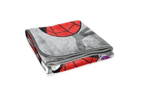 Jay Franco fleece throw is machine washable for easy care.