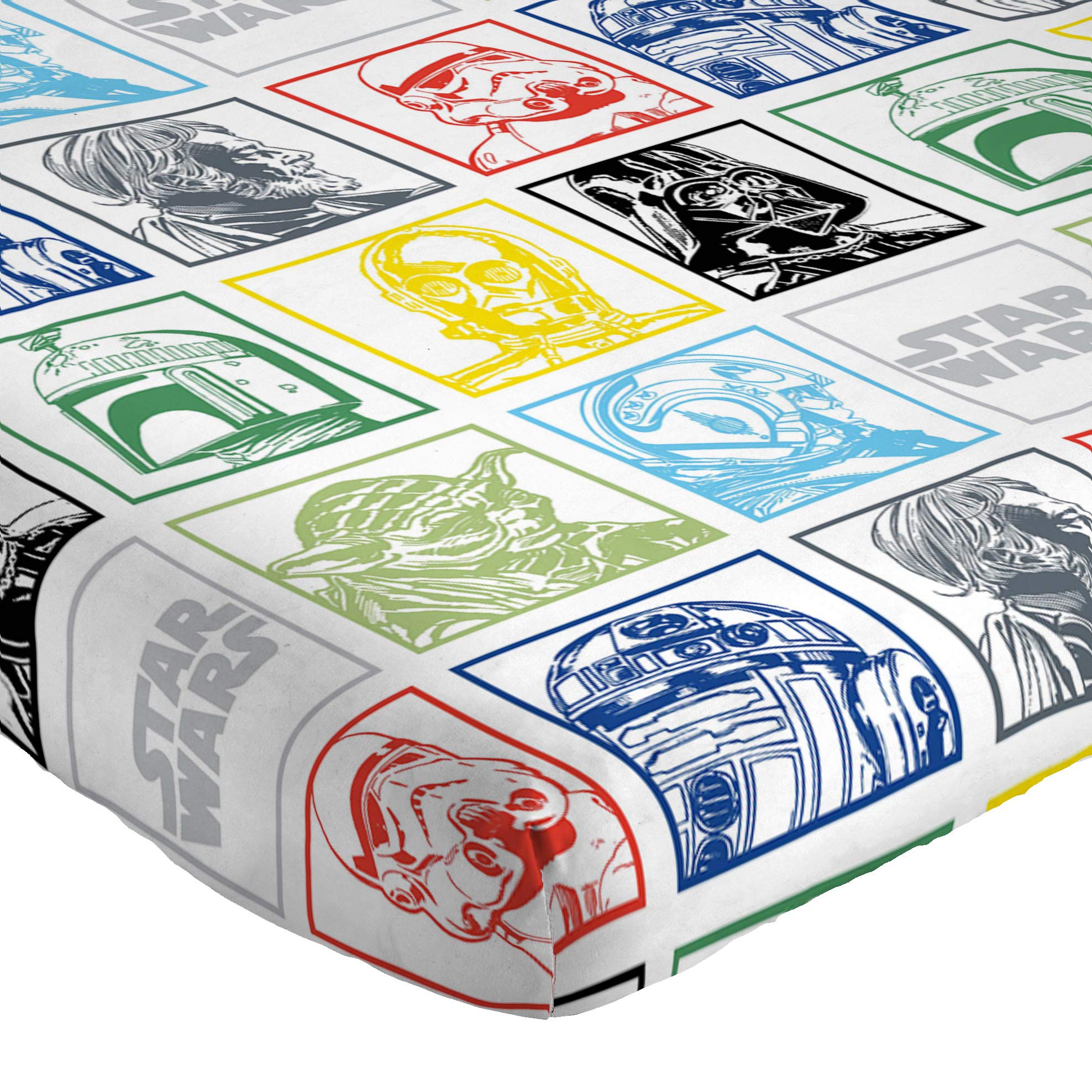 Jay Franco Star Wars sheet set flat sheet, easy bed making.