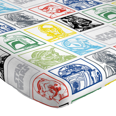 Jay Franco Star Wars sheet set flat sheet, easy bed making.