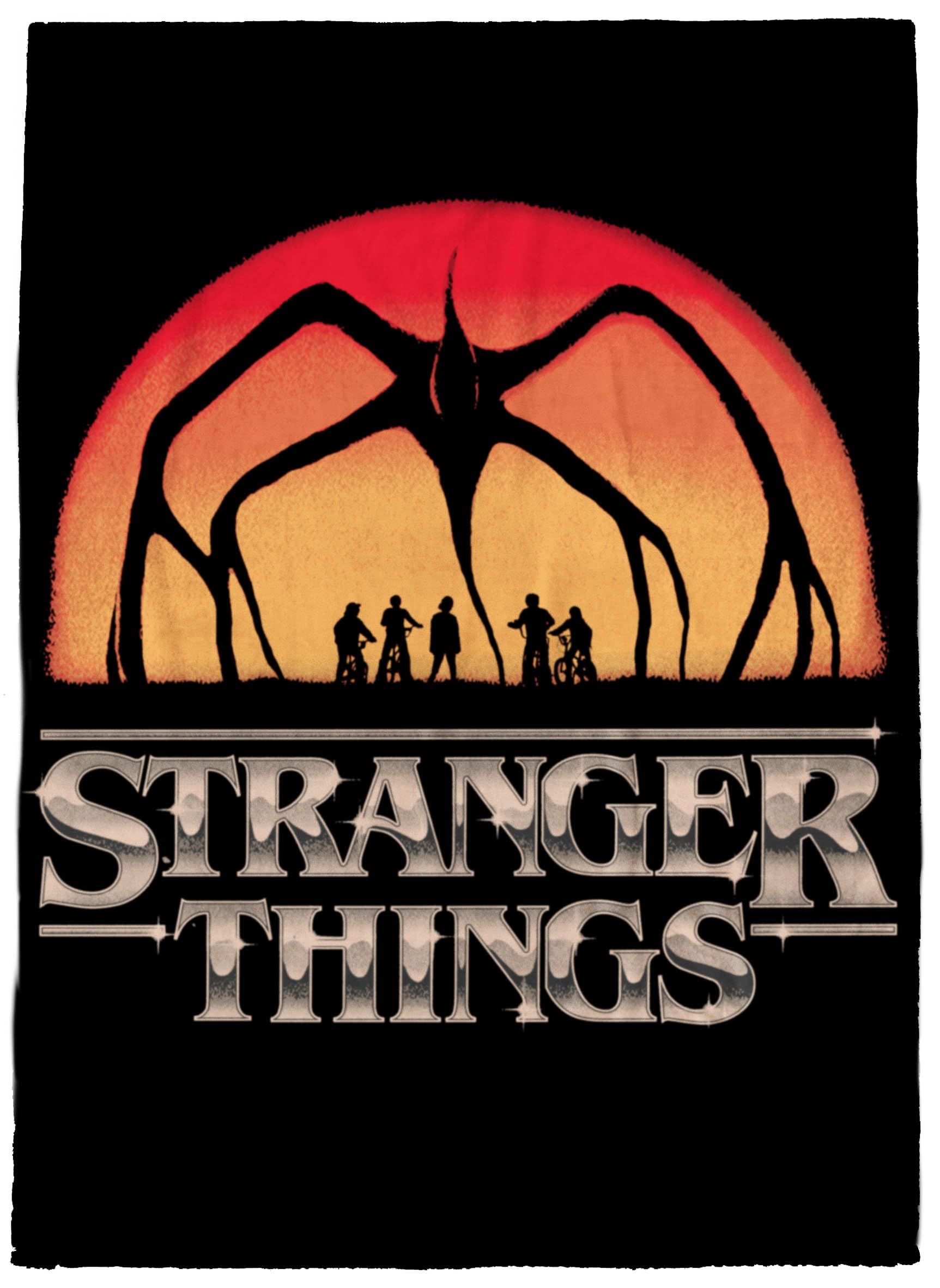 Jay Franco Stranger Things plush throw logo design on cozy blanket, ideal for couch comfort.