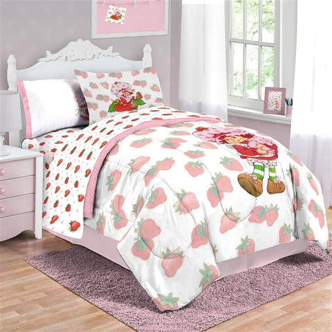 Jay Franco Strawberry Shortcake coordinating bedding—complete playful look in the room.
