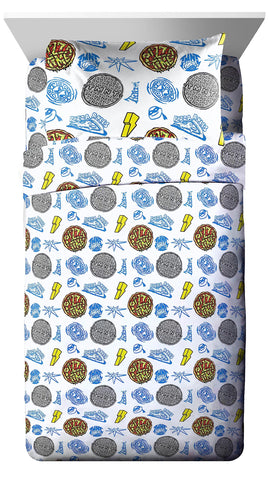 Jay Franco TMNT twin fitted sheet delivering snug fit and durable microfiber