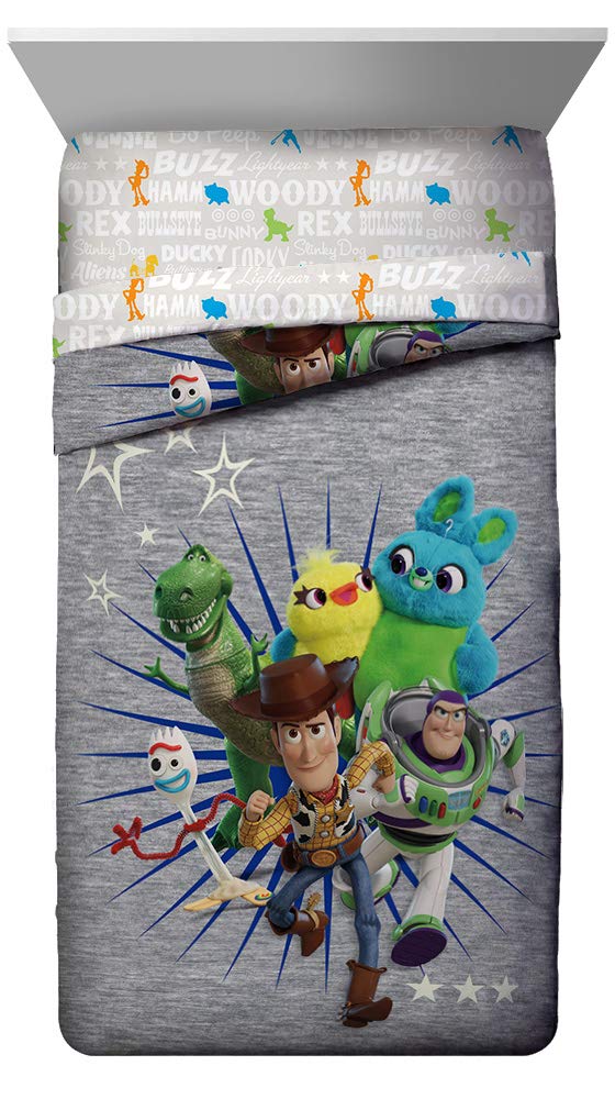 Jay Franco Toy Story 4 bedding featuring Rex for playful sleep spaces.